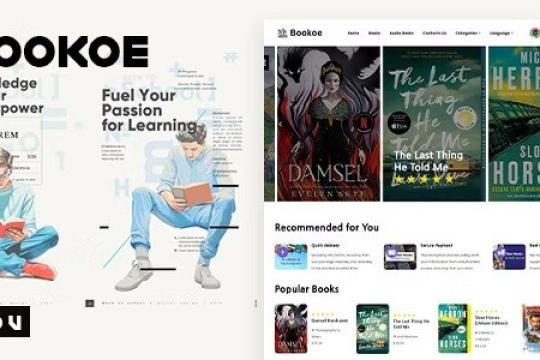 Bookoe v3.0 – BookStore Script System with website